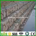 Alibaba China Hot Dpped Banco de rio galvanizado protege gabion basket / gabion box